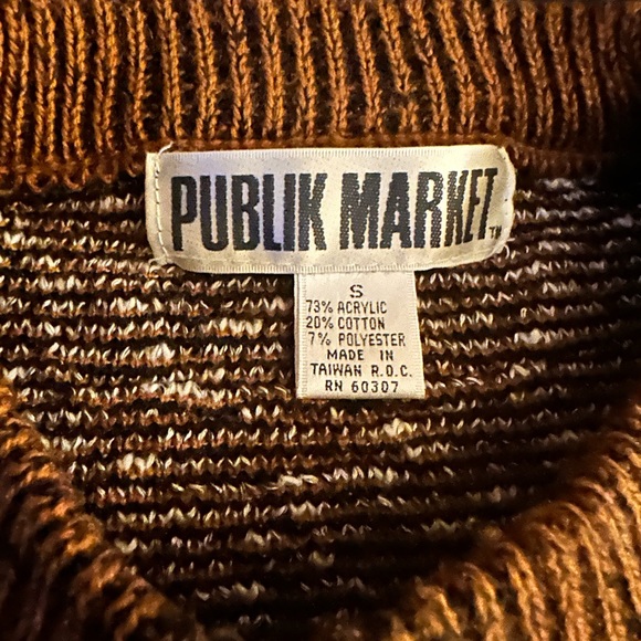 Vintage Publik Market Aztek sweater Size Small - Picture 4 of 4